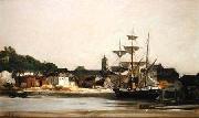 Charles-Francois Daubigny, The Harbour at Honfleur